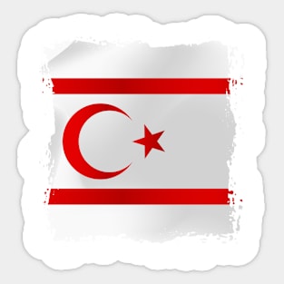 Northern Cyprus artwork Sticker